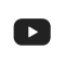 โลโก้ YouTube บนพื้นหลังสีแดง