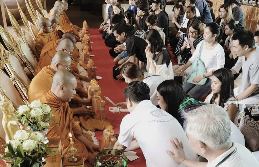 คอนโด เดอะ สเตจ เตาปูน-อินเตอร์เชนจ์ ทำบุญภายในโครงการวันที่ 8 ต.ค. 60