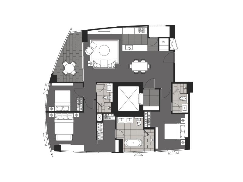C1 - 131.64 - 134.50 SQ.M.